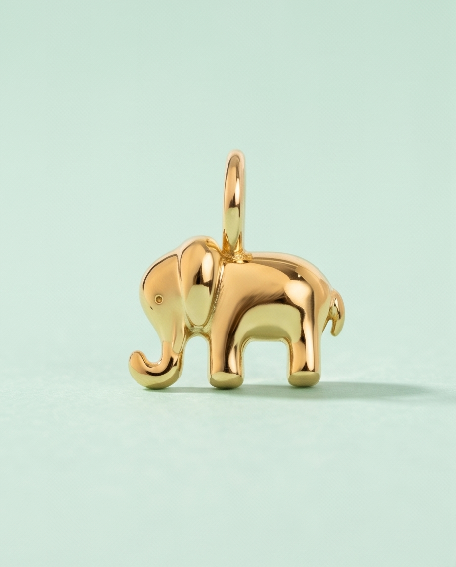 Charm Elefante Dorado